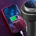 Manta FM modulaator TFM101 STREAM, QC3.0, Bluetooth 5.0, MicroSD pesa, USB port, LED ekraan, 12V
