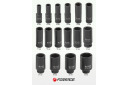 Triecienmuciņu komplekts, FORSAGE, F-4167-5MPB, 16 gab., 1/2", CrMo tērauds, 10-36 mm