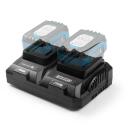Hogert Зарядное устройство HT2E283-DC8 18V, 2&times;4 A, 2 порта, 230 V, защита от перегрева, короткого замыкания, перезарядки