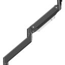 Maclean MC-968 divu roku monitora stiprinājuma roka, 17-57", 27 kg, pilna kustība, maksimālais VESA 200x200