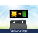 Beper Sienas gaismeklis ar saules bateriju P207ILO070, 9578mm, 78mm, 157mm, IP44, 1xLED, 1200mAh, Ni-MH, pelēka krāsa