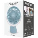 Beper Mini ventiliatorius P206VEN420, 10W, 2000mAh, 3 greičiai, ABS, &Oslash;14,5cm, įkraunamas, reguliuojamas nuolydis