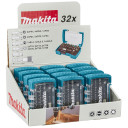 Antgalių rinkinys 32 vnt. 12 pakelių D-74762-12 MAKITA