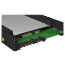 Raidsonic Adapteris IB-2538StS, 1x3.5", 1x2.5" hot-swap, 6 Gbit/s, melns