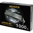 Adata SSD M.2 SLEG-860-1000GCS, 1 ТБ, PCIe 4.0, Скорость чтения 6000 МБ/с, Скорость записи 4000 МБ/с, 3D NAND, NVMe 2.0, SLC кэш