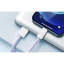 Baseus Dinaminis kabelis USB į Lightning, CALD000505, 2m, 2.4A, 480Mbps, ABS, didelio tankio pintas