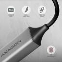 Axagon v&otilde;rgusideadapter ADE-TXCA, 1 x RJ-45, 10/100/1000 Mbit/s, USB 3.2 Gen 1, ASIX AX88179, toiteadapter, hall