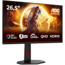 AOC Q27G4ZDR monitor, 27", QD-OLED, 2560 x 1440, 240 Hz, 0.03 ms, 400 cd/m&sup2;, 2x HDMI, must