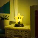 Paladone Super Mario Super Star Ikonas Gaisma PP6361NNV3ID, 10cm, Dzeltens, LED, 1 spuldze, Galda virsma