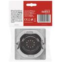 Emos Triac dimmer Nr. 6 A6003.0, 3-60W LED, 7-110W halogeen, valge, p&ouml;&ouml;ratav juhtimine, nupu l&uuml;litus, 1 tk.