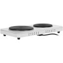 Adler Elektriline pliit AD 6520, 2500W, 2 keedutsooni, 185mm ja 155mm, 5 temperatuuri seadistust, teras