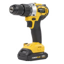 Akulöökrell/kruvikeeraja 20V, 60Nm, 2x2Ah, 78 tarvikut, POWX00850 POWERPLUS