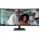 Aoc LCD монитор CU34E4CV 34" WQHD 120Гц, 3440 x 1440, VA, 4 мс, 21:9, 178&deg;/178&deg;, HDR10, KVM, 90W PD, 2 HDMI, 1 DP, 4 USB