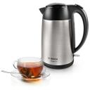 Bosch Veekeetja DesignLine TWK3P420, 2400 W, 1.7 L, Roostevaba teras, 360&deg; p&ouml;&ouml;ratav alus