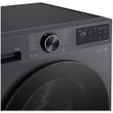 LG Skalbimo ma&scaron;ina F4X5011TBB, 11 kg, 1400 RPM, A energijos klasė, Wi-Fi, matinė juoda, garų funkcija, tiesioginis variklis