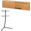 Logilink statīvs BP0079, 49-70", 40 kg, melns, V-bāze, VESA 200x200-600x400, kabelis, anti-tip strap
