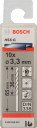 HSS-G urbji metālam 3,3mm, 10gab., Urbjma&scaron;īnām/skrūvgriežiem PRO METAL HSS-G STANDARTA SPIRĀLVEIDA URBJA GARUMS, 2608595057 BOSCH