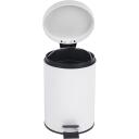 Beldray Miskaste LA038098WHT2FPEU7, 3L, balta, nerūsējo&scaron;ais tērauds, viegli aizverams vāks, soļu pedālis