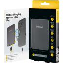 Intenso Power Bank 7344024 5000 mAh, 15 W belaidis įkrovimas, 20 W USB-C PD, plonas, pilkas