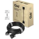 Club3D DVI-D кабель CAC-1220, 10 м, 28AWG, 2560 x 1600@60Hz, 1920 x 1080@120Hz, 24+1, прямой штекер, золотые контакты
