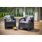 Садовые стулья Corfu Duo Set серый 29197993939 KETER