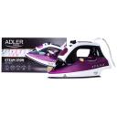 Iron | Adler | AD 5022 | With cord | 2200 W | Purple/White