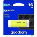 Goodram Pendrive UME2 16GB, UME2-0160Y0R11, 16GB, USB 2.0, 20MB/s, 5MB/s, dzeltena, perforācija