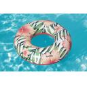 Bestway Надувное кольцо Tropical Palms 8982183, &Oslash; 119 см, &Oslash; 106 x 27 см, ПВХ, предохранительный клапан, заплатка для ремонта
