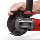 Bezvadu leņķa slīpma&scaron;īna AXXIO 18/115 Q, EINHELL, 4431150, 700 W, 18 V, bezsuku motors, 8500 apgr./min, 28 mm grie&scaron;anas dziļums