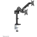 Neomounts stiprinājuma roka DS70-750BL2, 17-27", 7 kg, VESA 75x75/100x100 mm, gāzes atsperes augstuma regulē&scaron;ana, melna