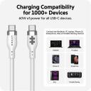 Hyper USB-C silikona uzlādes kabelis HJ4011WHGL, 1.5m