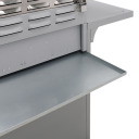 Gāzes grils AKKA 3+1, LUND, 99654, čuguna restes, 12.8 kW, nerūsējošais tērauds