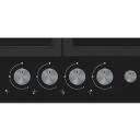 Beko Gāzes plīts HILG 642C5 SB, 4 zonas, 2900 W, 1800 W, 1000 W, 7400 W, 220-240 V, 50 Hz, balta