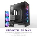 Nzxt Korpus H9 Flow RGB CM-H92FB-R1, 3x140mm esiventilaatorit, 1x120mm tagumine ventilaator, 420mm radiaatorid