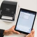 Brother Etiketiprinter QL-1110NWBCZW1, 110mm/s, 300x300dpi, Bluetooth, Wi-Fi, automaatne l&otilde;ikur, monokroomne