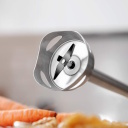 Hand blender 1200 W CrossBlades with a 4-blade titanium blade adjustable speed selector and Turbo mode XL shaft + 800 ml container Power TitanBlack 1200 XL 4290 Cecotec