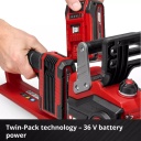 Bezvadu ķēdes zāģis GP-LC 36/35 Li-Solo, EINHELL, 4501780, 35 cm, bezsuku motors, automātiska eļļo&scaron;ana