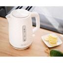 Eldom электрический чайник C280B, 1,7 L, 2200 W, белый, 220-240 V, 50-60 Hz, без проводов, автоматическое отключение, фильтрация