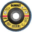 Dewalt lapiņu slīpdisks DT3258-QZ 115 mm, 120G, 10 gab., T29, cietais, zirkonija graudi, slīpē&scaron;ana