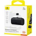 Baseus Powerbank OS-Baseus Kompakti&scaron;kas IP 5000mAh 20W, 5000mAh, 20W, Lightning 5V=2.4A, Type-C 5V=2.4A