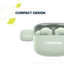 Belaidės TWS ausinės su Bluetooth ry&scaron;iu OnGo 9 Juodos CNS-TWS9B CANYON