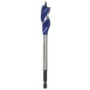 Irwin Puidu puurebit 10506621, 15cm, 18mm, Blue Groove, teras, HEX, ettepoole suunatud puuremine, kuiv, puit, 1 tk.