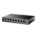 Tinklo komutatorius 8 &times; Gigabit RJ45 su 4 &times; PoE ir žiniatinklio valdymu TL-SG108PE 4&times;PoE (15.4 W vienam prievadui) 4&times;be PoE Gigabit VLAN QoS Juodas TP-Link
