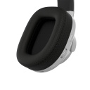 Belaidės/laidinės žaidimų ausinės su Bluetooth 5.3 ir 3.5 mm jungtimi EGO GH-15 2in1 BT Baltos CND-SGHS15W CANYON