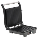 XL table electric grill with 2800W high power double sided grilling black stainless steel AD3051 Adler