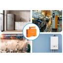 Meross EM06P-EU viedtīkls enerģijas monitors, 6 kanāli, 150 A, Wi-Fi, Bluetooth, DIN sliedes montāža