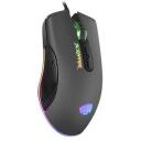 Fury Vadu spēļu pele NFU-1699, 500-6400 DPI, 7 pogas, 160 m, USB, simetrisks dizains, RGB apgaismojums