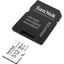 Sandisk карта памяти SDSQQNR-512G-GN6IA, 512 ГБ, 100 МБ/с, 40 МБ/с, Class 10, MicroSDXC, -20 - 90 &deg;C, -7 - 90 &deg;C