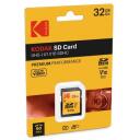 Kodak M&auml;lukaart EKMSD32GHC10K, 32GB, 90MB/s, 25MB/s, UHS1, V10, &uuml;hilduv SDHC ja SDXC-ga
