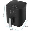 Esperanza EKA002 Karstā gaisa fritieris 3,5L 1350W Melns, 220-240V, 60min, 80-200&deg;C, 7 programmas, Bez eļļas
